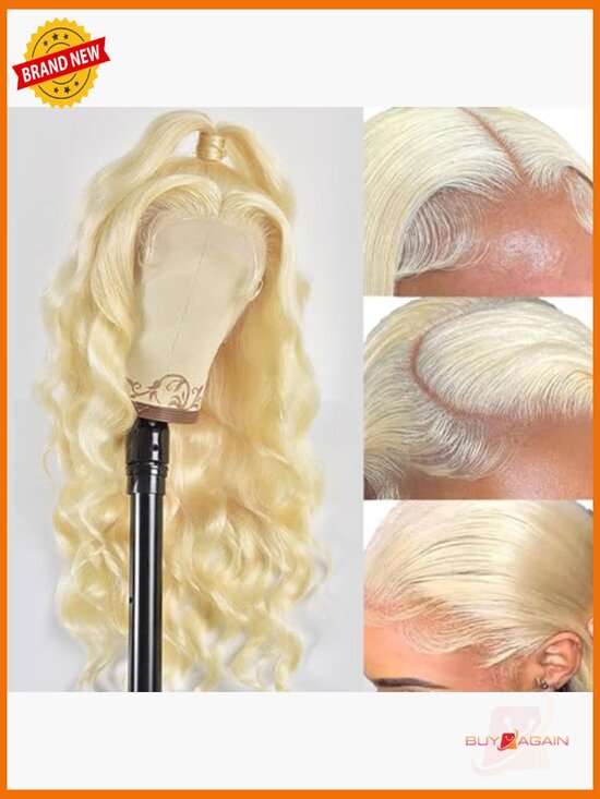 200% Density Body Wave Lace Front Wig 26 Inch Pre Plucked HD Lace